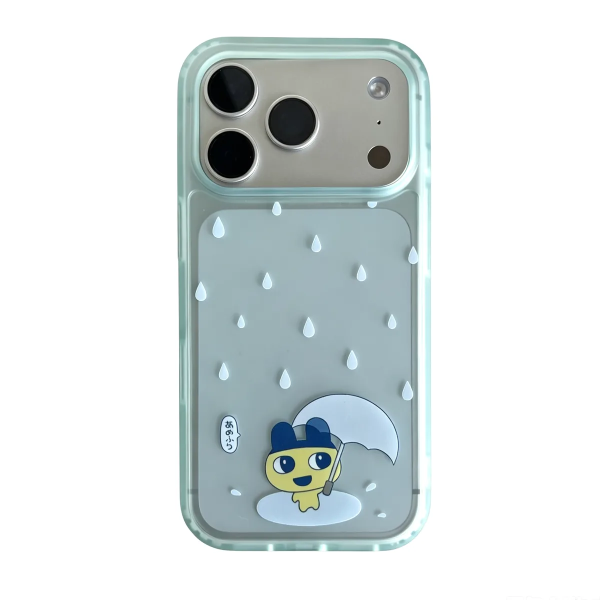 Tamagotchi Rainy Day Phone Case with Beaded Strap