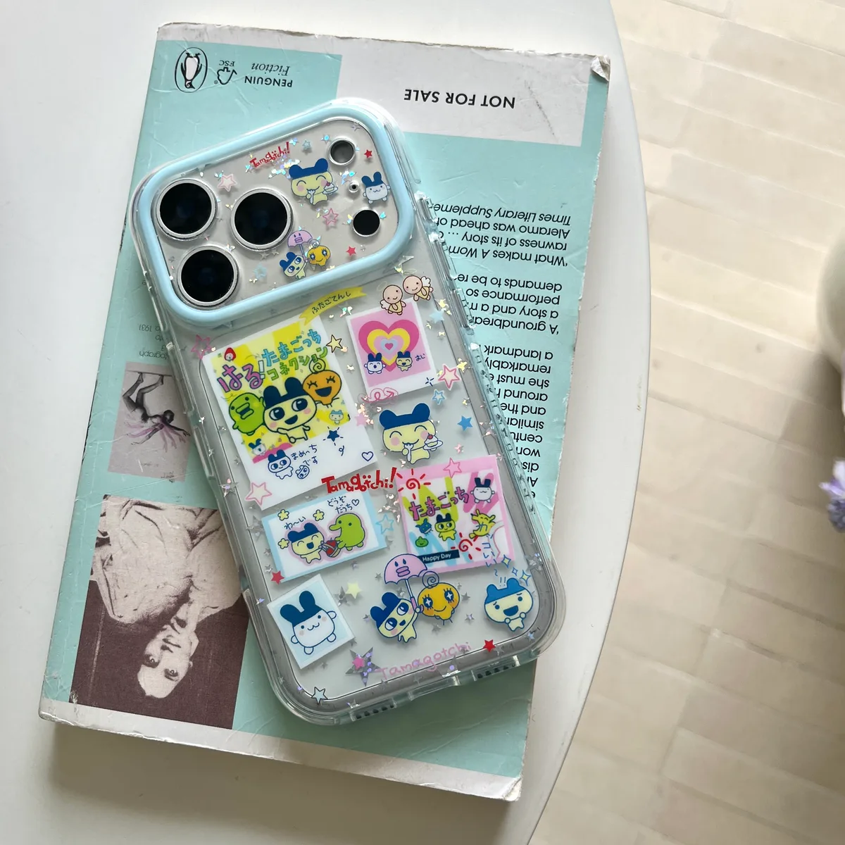 Tamagotchi Kawaii Phone Case with Beaded Strap