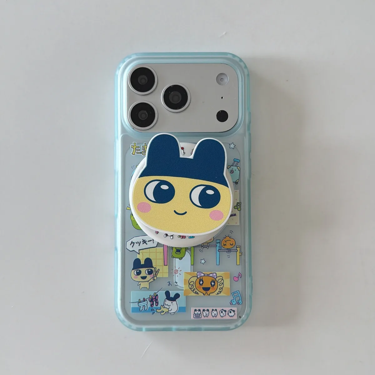Tamagotchi Scrapbook Ver.3 Phone Case with PopSocket & Beaded Strap — MagSafe