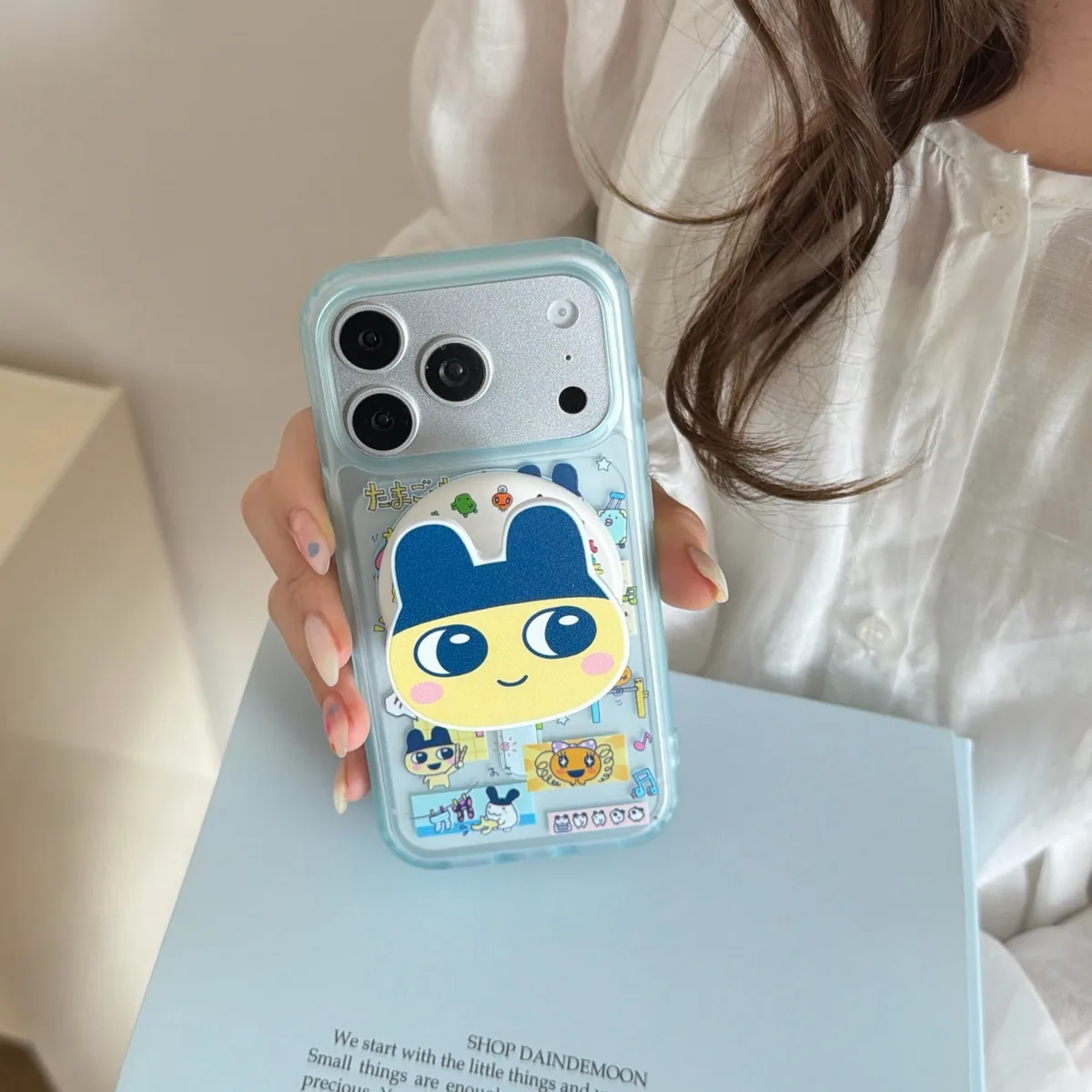Tamagotchi Scrapbook Ver.3 Phone Case with PopSocket & Beaded Strap — MagSafe