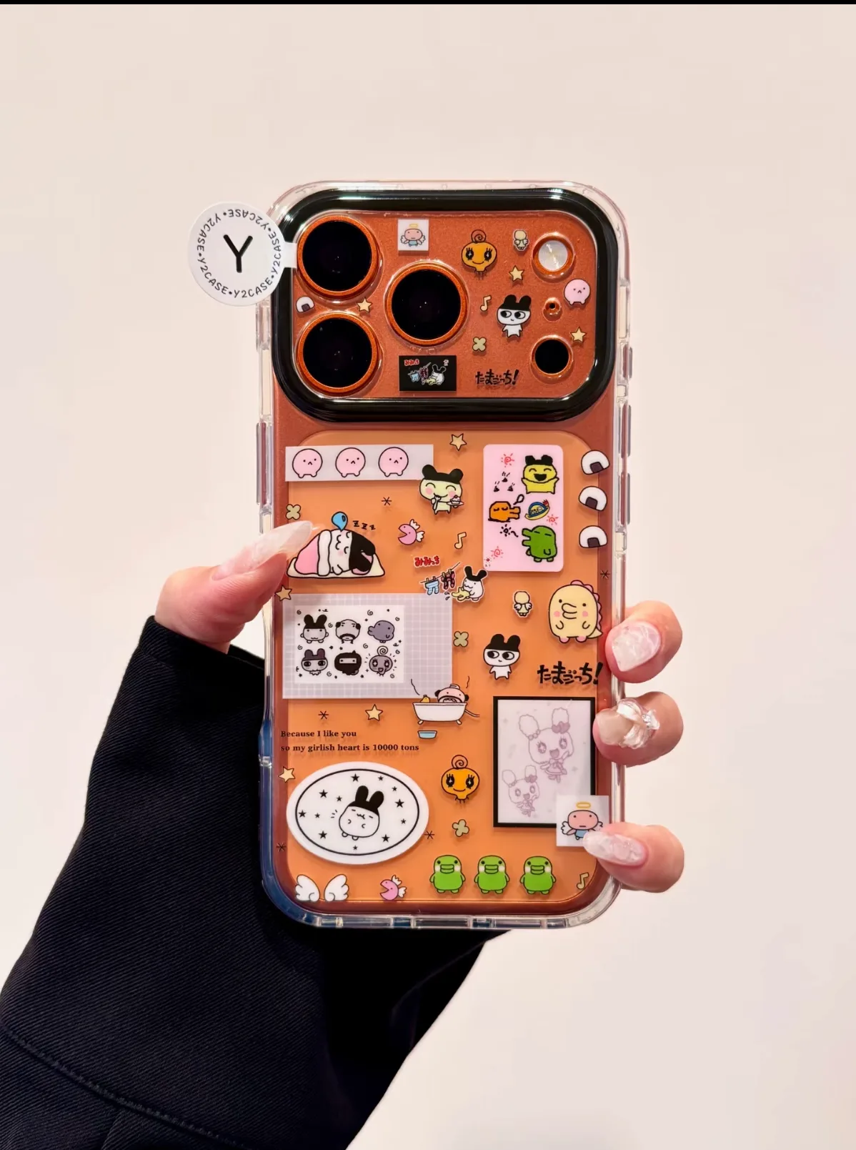 Tamagotchi Collage Clear Phone Case