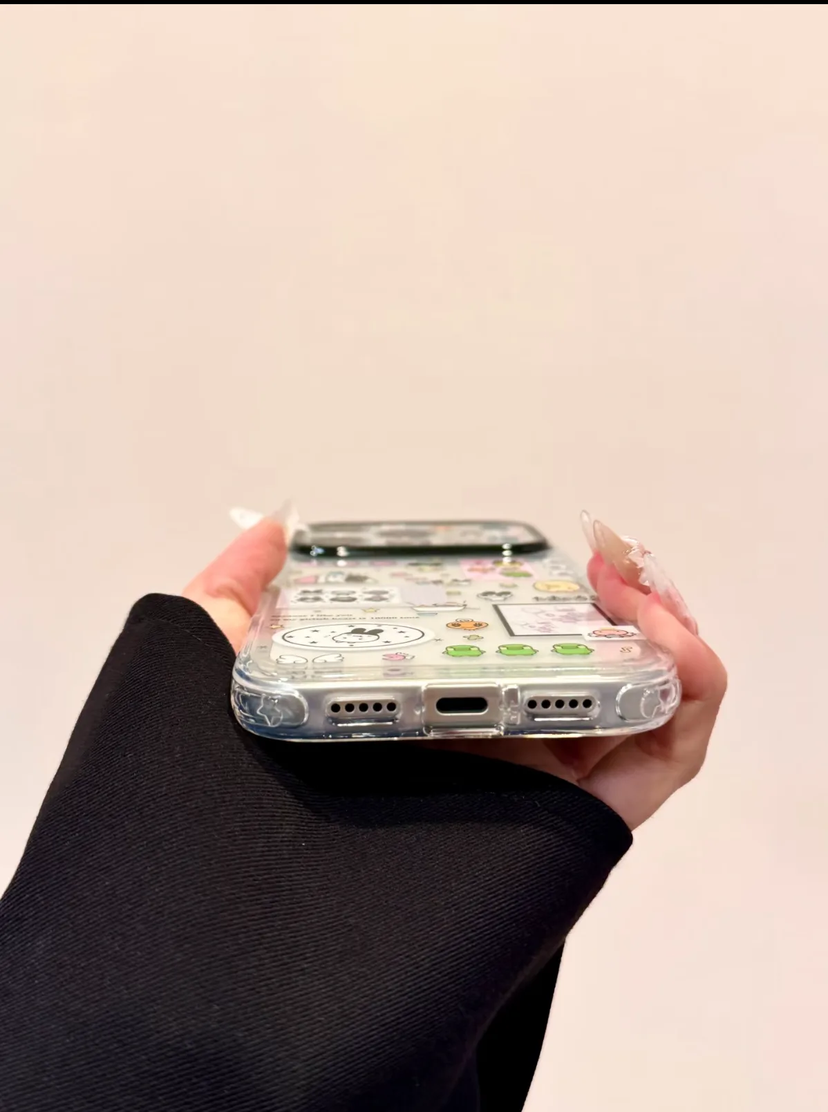Tamagotchi Collage Clear Phone Case