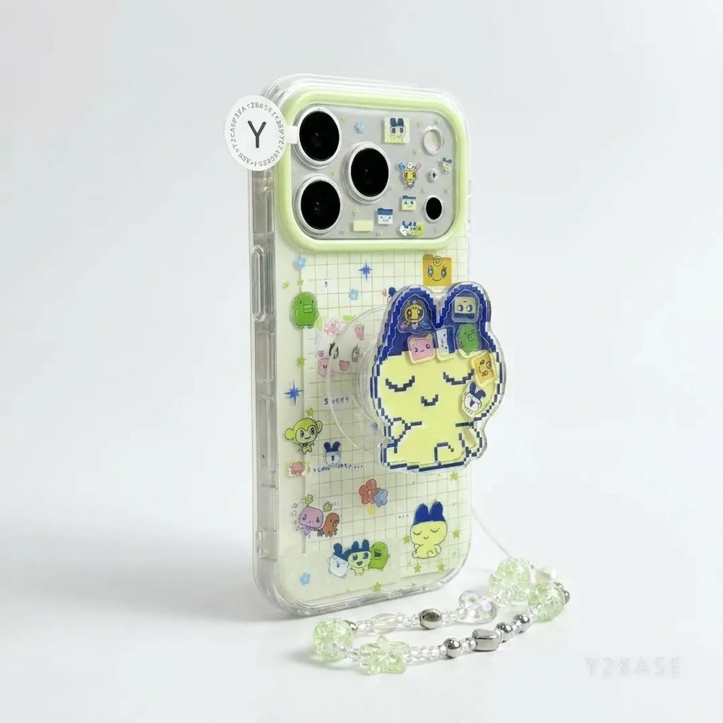 Tamagotchi Pixel Pop Phone Case with Beaded Strap — MagSafe