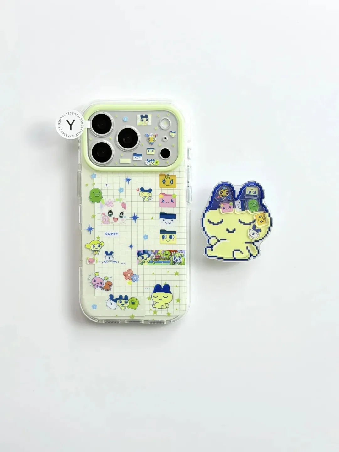 Tamagotchi Pixel Pop Phone Case with Beaded Strap — MagSafe