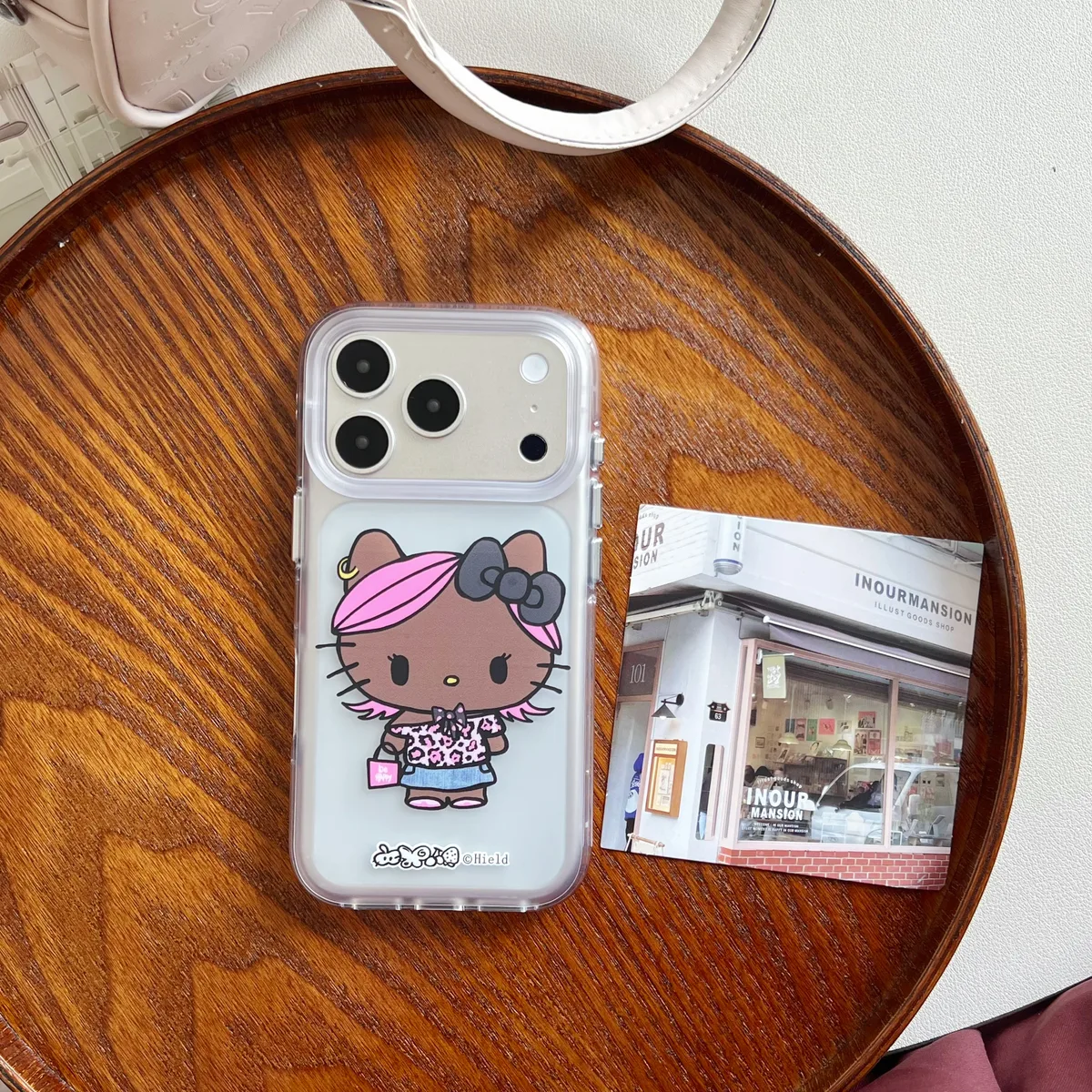 Kawaii Black Kitty Leopard Print Phone Case for iPhone 17 16 15 Pro Max