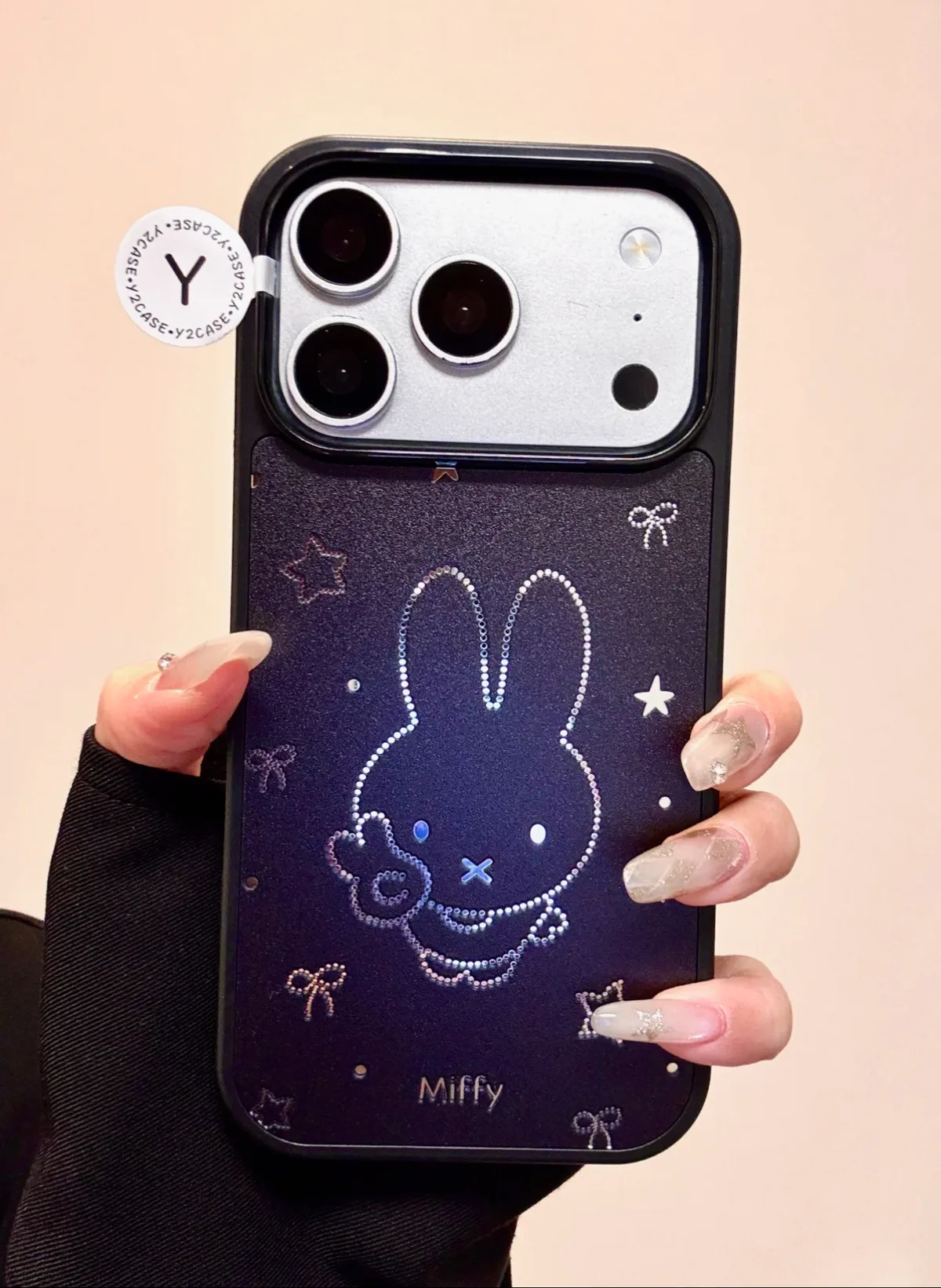 Miffy Sparkle Bunny iPhone 17 16 15 14 13 Pro Max Case | Y2K Cute Kawaii Star Phone Case