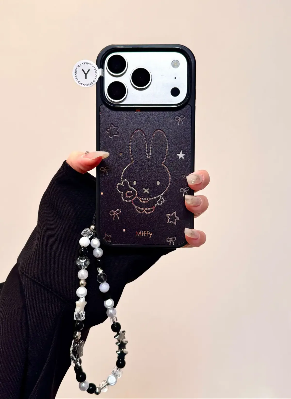 Miffy Sparkle Bunny Case | Y2K Cute Kawaii Star Phone Case for iPhone 17 16 15 Pro Max