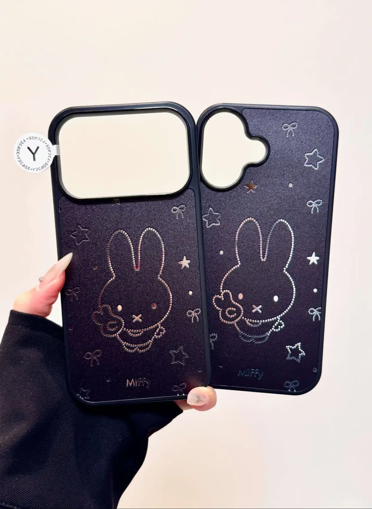 Miffy Sparkle Bunny iPhone 17 16 15 14 13 Pro Max Case | Y2K Cute Kawaii Star Phone Case