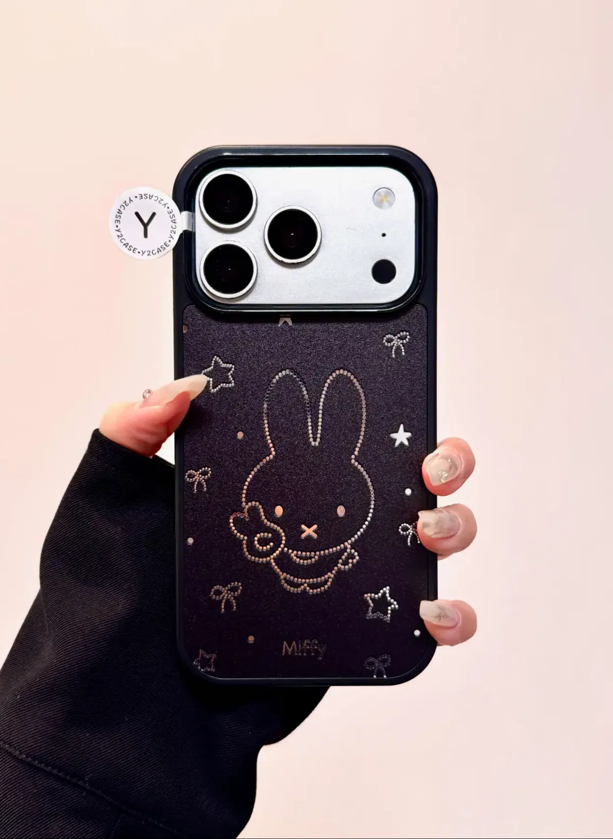 Miffy Sparkle Bunny iPhone 17 16 15 14 13 Pro Max Case | Y2K Cute Kawaii Star Phone Case