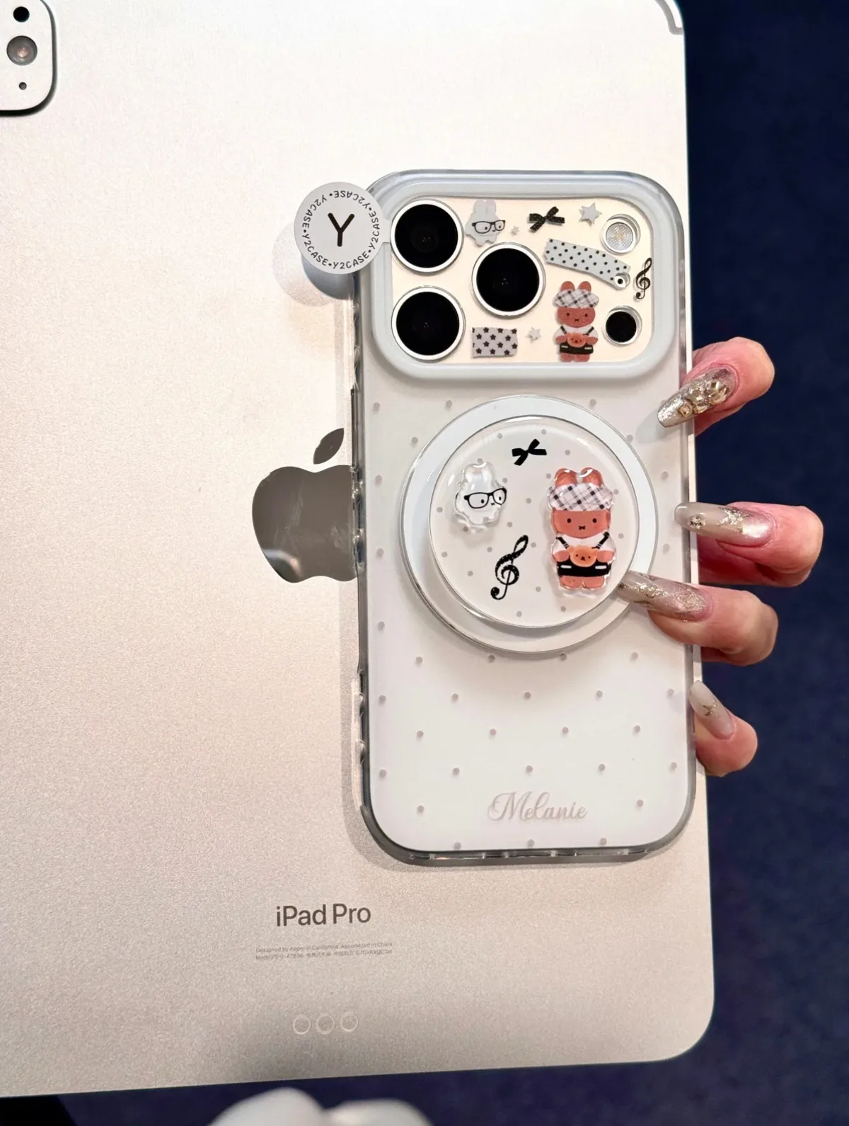 Miffy-Inspired Polka Dot MagSafe Phone Case for iPhone 17 16 15 14 13 Pro Max