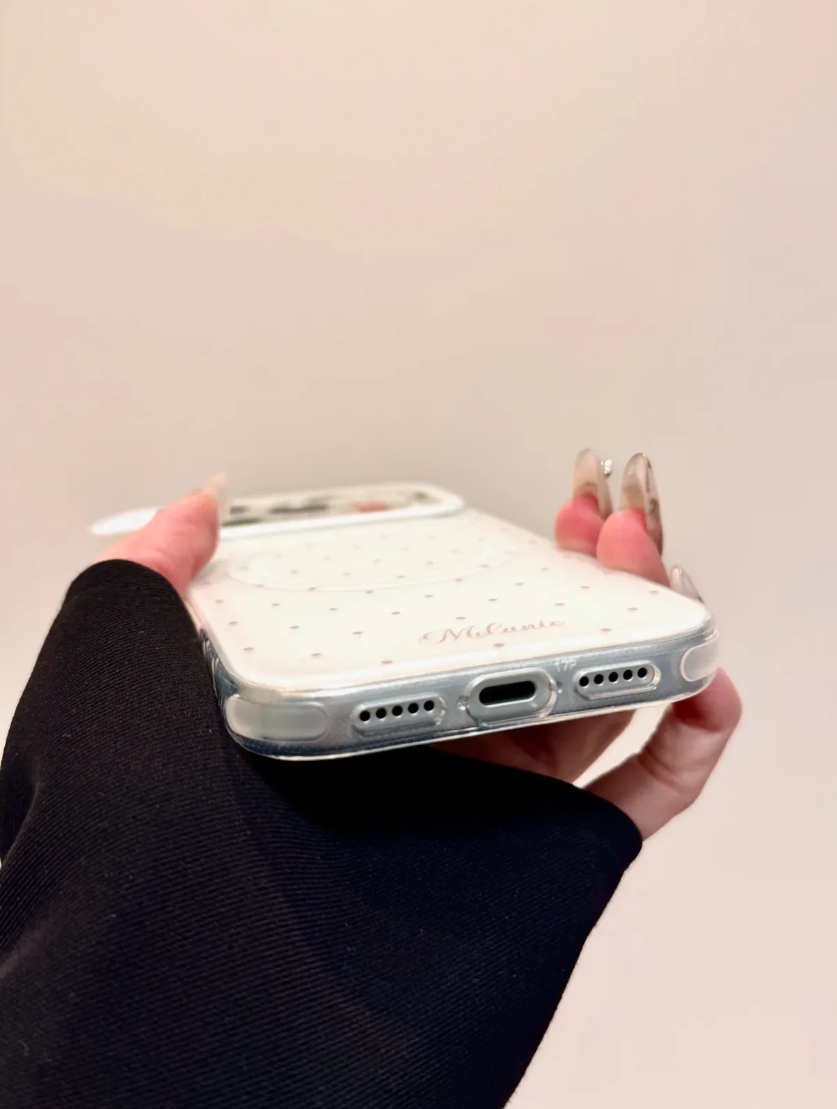 Miffy-Inspired Polka Dot MagSafe iPhone 17 16 15 14 13 Pro Max Phone Case