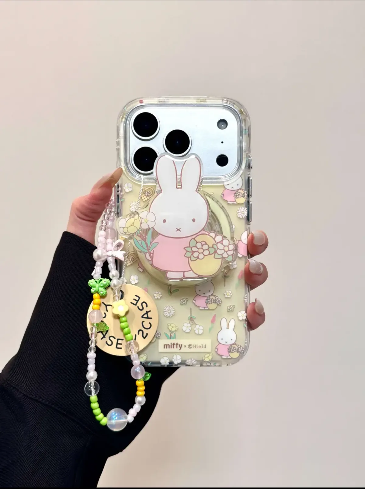 Miffy Floral Clear Phone Case for iPhone 17 16 15 14 13 Pro Max | Kawaii Y2K