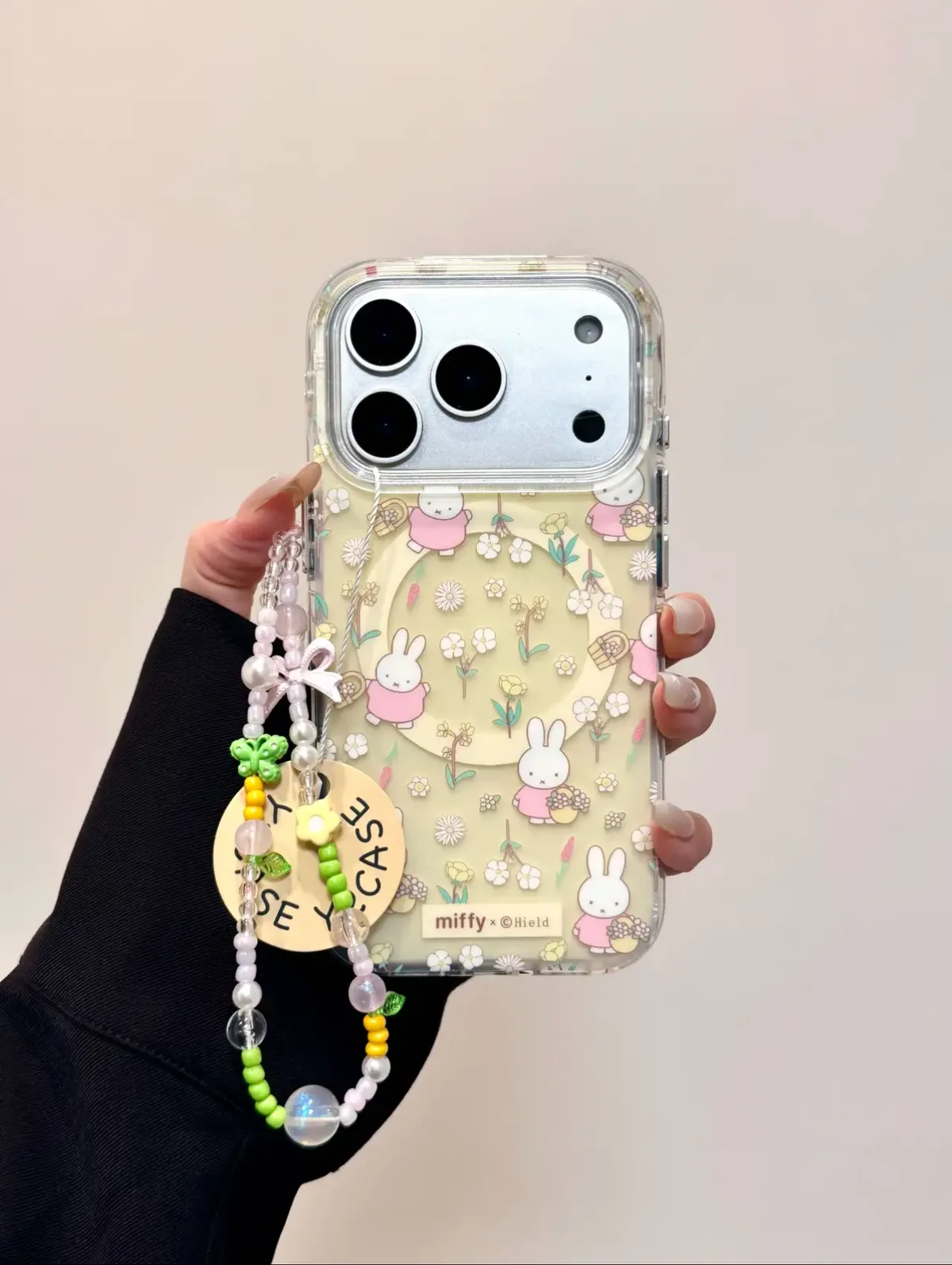 Miffy Floral Clear Phone Case for iPhone 17 16 15 14 13 Pro Max | Kawaii Y2K