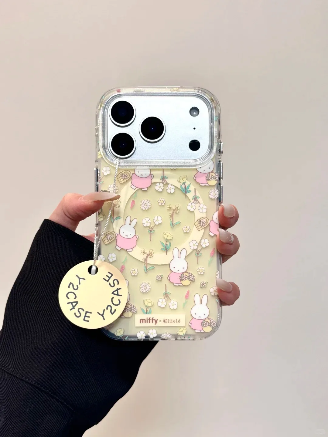 Miffy Floral Clear Phone Case for iPhone 17 16 15 14 13 Pro Max | Kawaii Y2K
