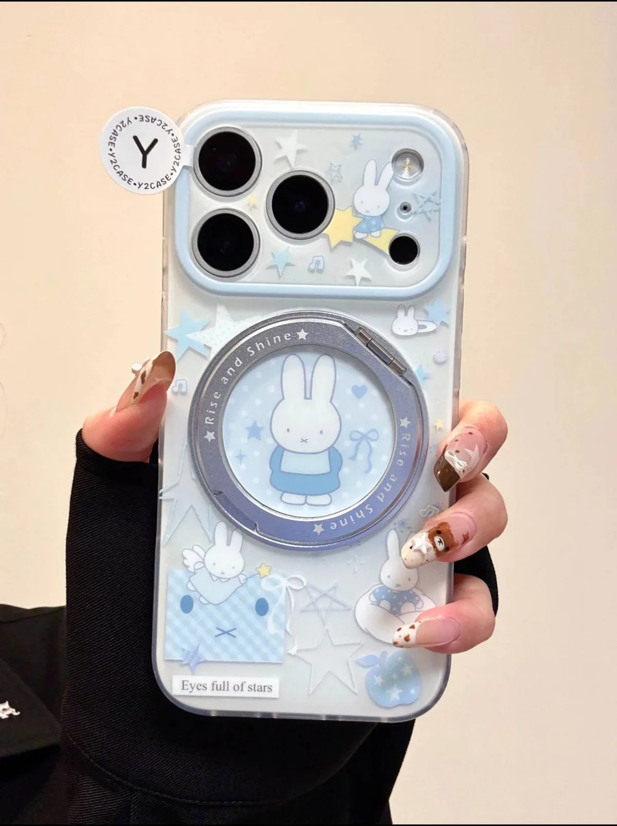 Miffy Starry MagSafe iPhone 17 16 15 14 13 Pro Max Clear Phone Case