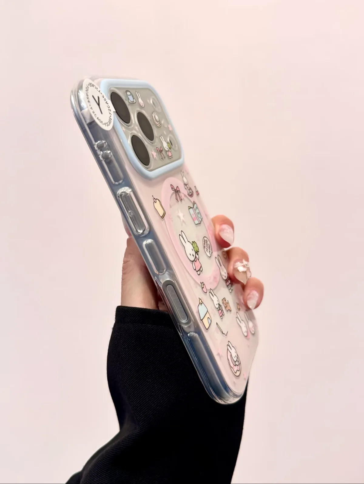 Miffy Kawaii Clear MagSafe iPhone 17 16 15 14 13 Pro Max Case with Ring Stand