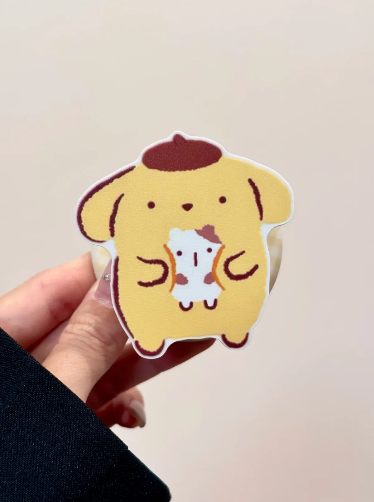 Pompompurin Kawaii Clear Phone Case for iPhone 17 16 15 14 13 Pro Max