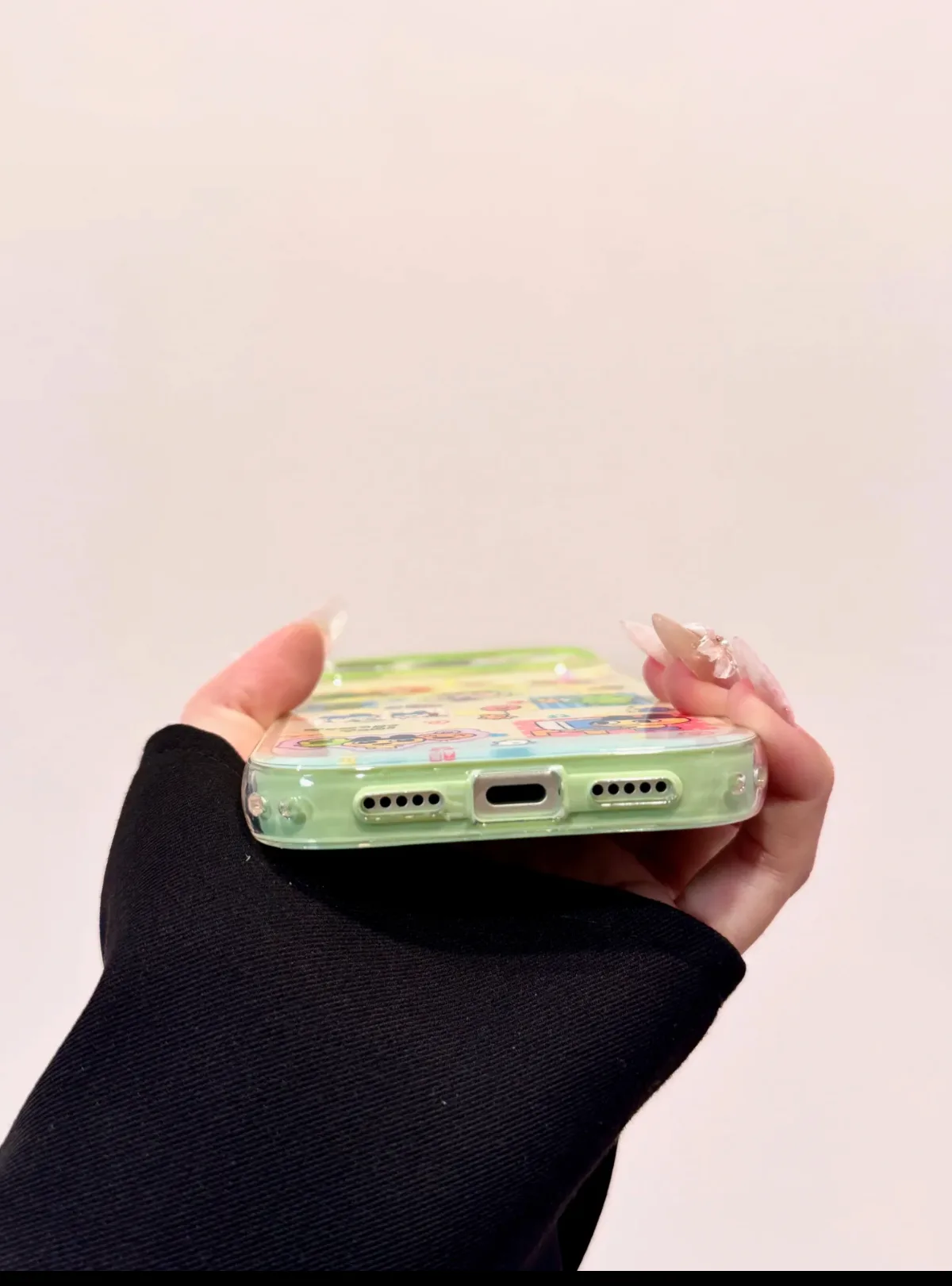 Tamagotchi Y2K Cute Clear Phone Case for iPhone 17 16 15 14 13 Pro Max