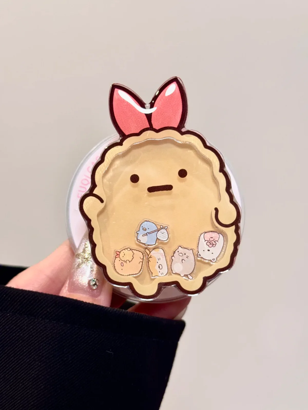Sumikko Gurashi Kawaii Sumikko Friends Clear Phone Case with Bunny Charm for iPhone 17 16 15 14 13 Pro Max — MagSafe