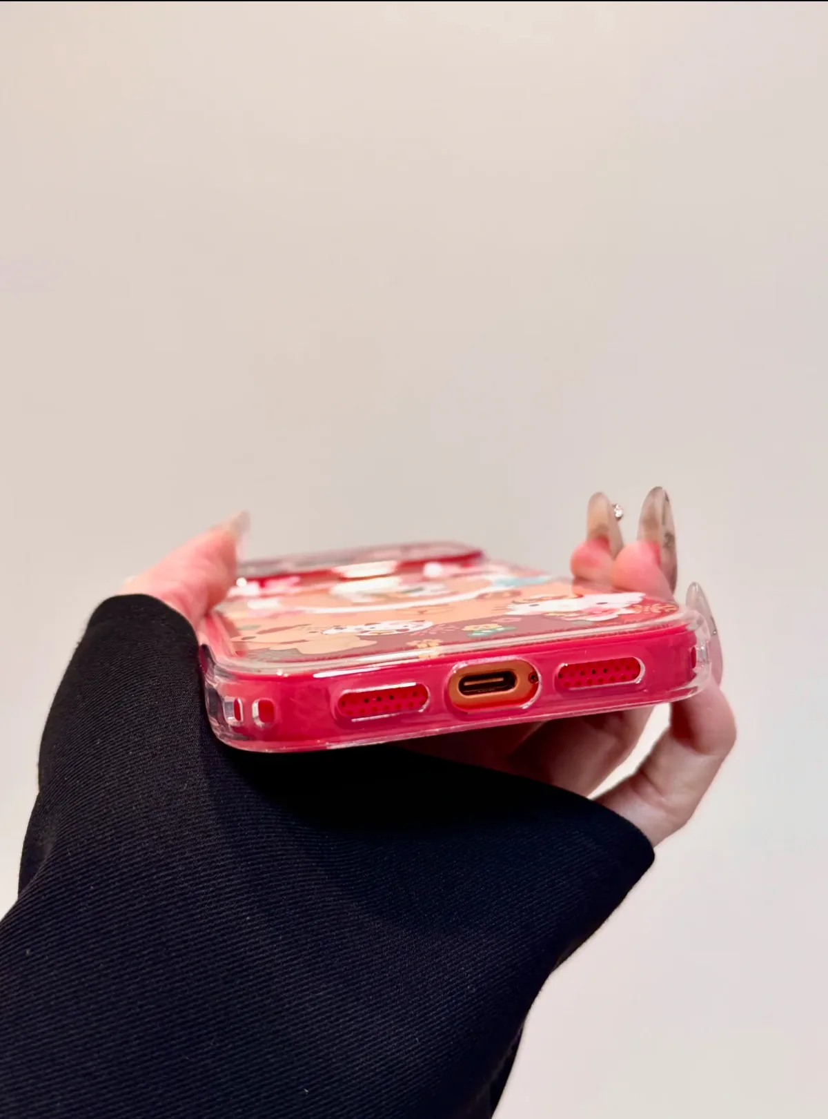 Sanrio Hello Kitty Lucky Red iPhone 17 16 15 14 13 Pro Max Case with Charm