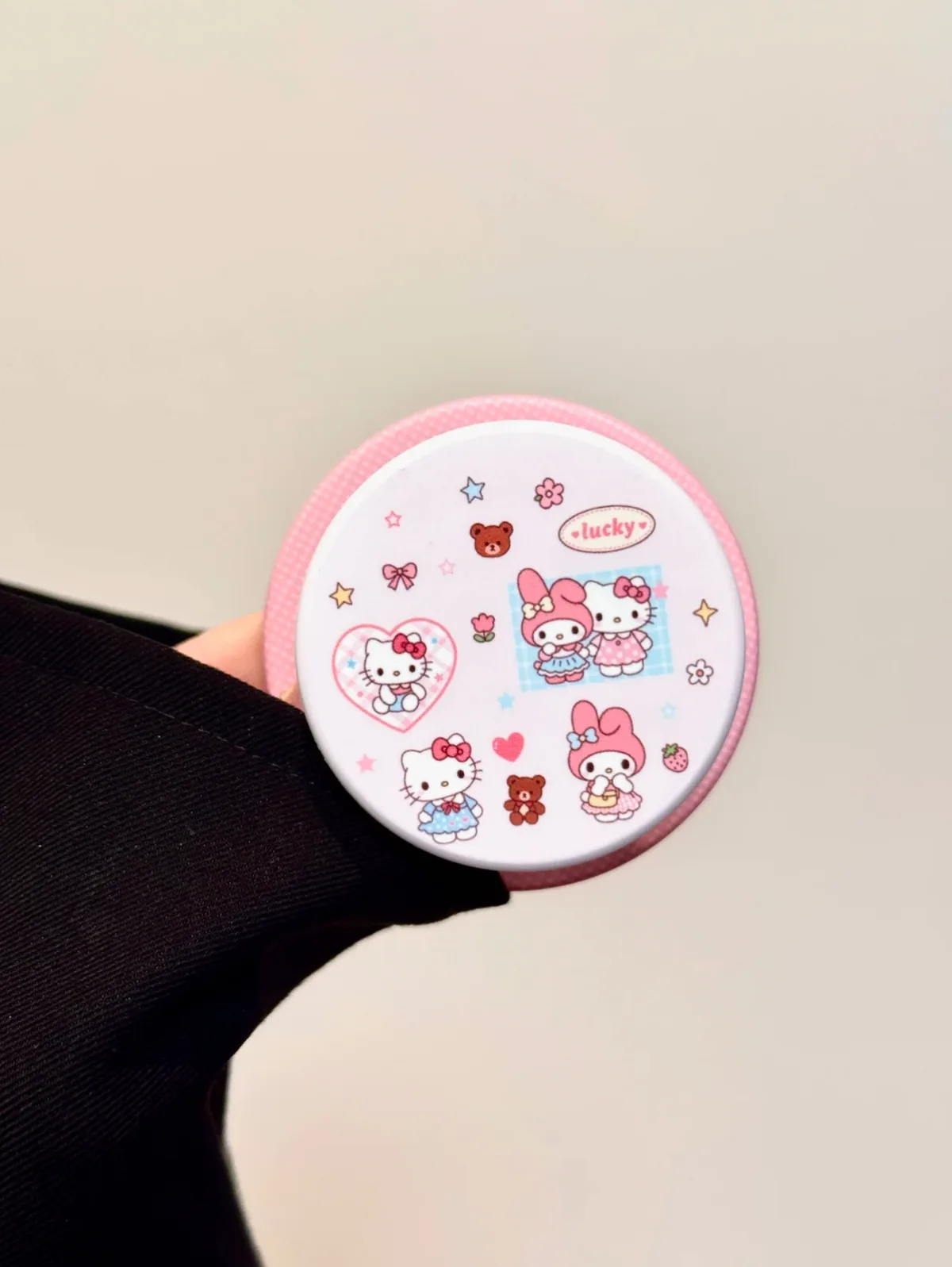 Hello Kitty Sanrio Clear MagSafe iPhone 17 16 15 14 13 Pro Max Case with Pink Charm