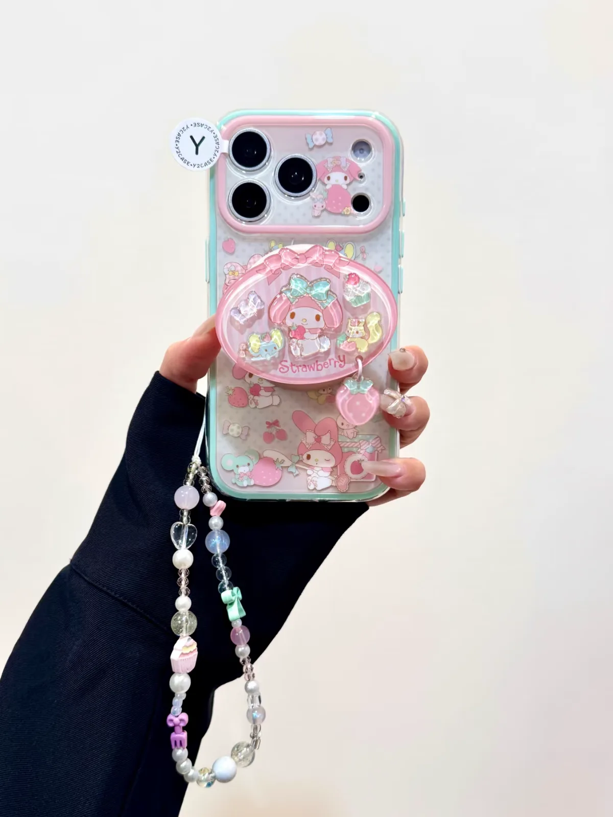 Sanrio My Melody Strawberry Phone Case for iPhone 17 16 15 14 13 Pro Max — MagSafe