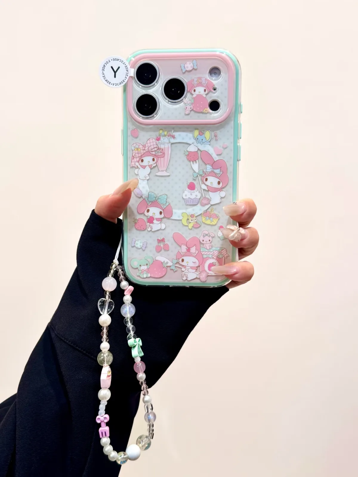 Sanrio My Melody Strawberry Phone Case for iPhone 17 16 15 14 13 Pro Max — MagSafe
