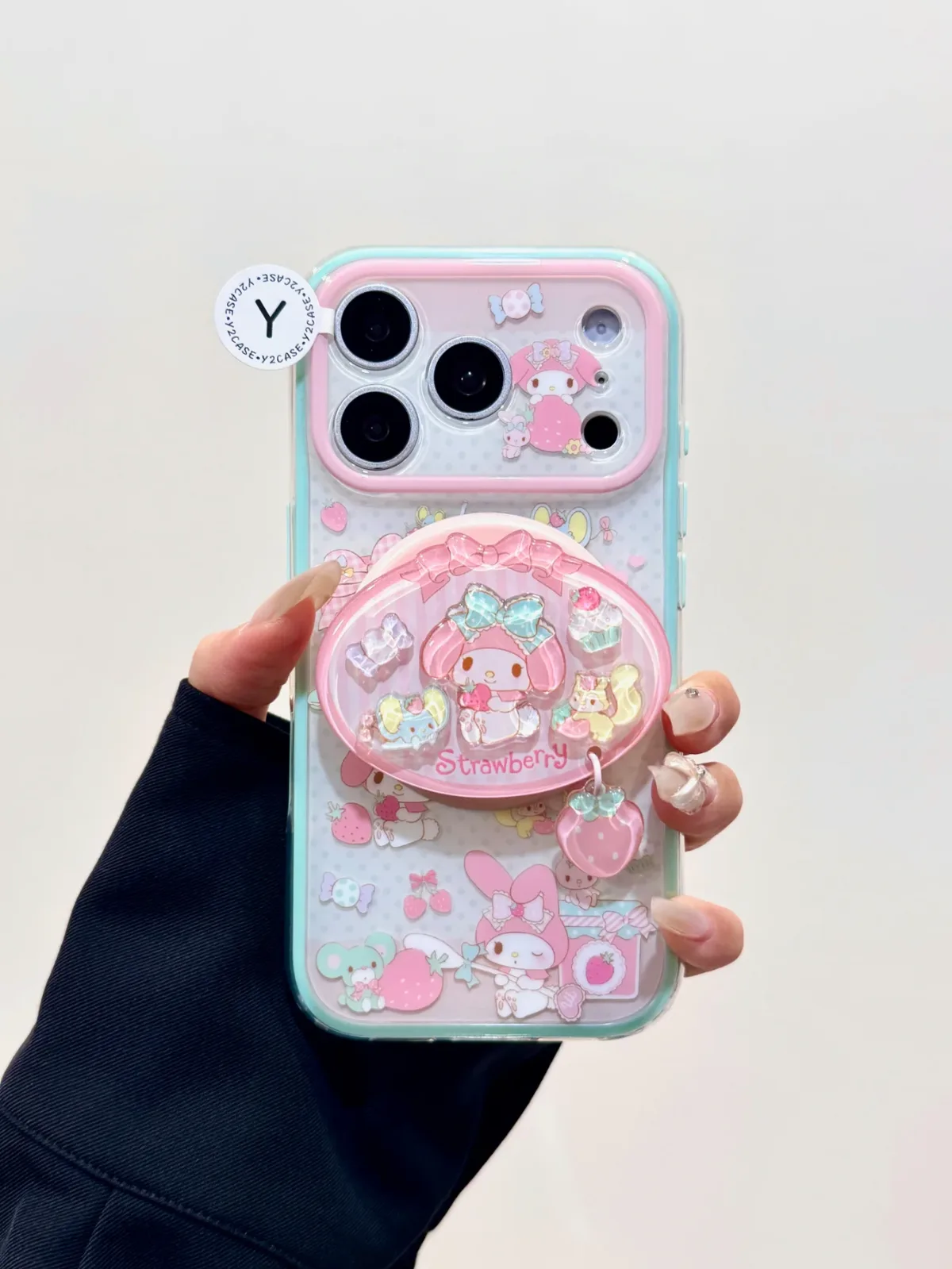 Sanrio My Melody Strawberry Phone Case for iPhone 17 16 15 14 13 Pro Max — MagSafe