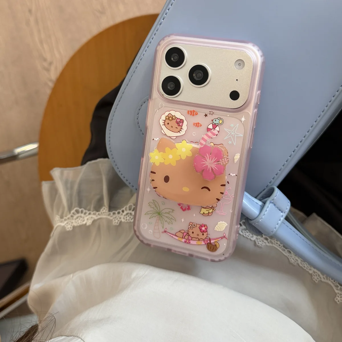 Hello Kitty Summer Vibes Case for iPhone 17 16 15 Pro Max