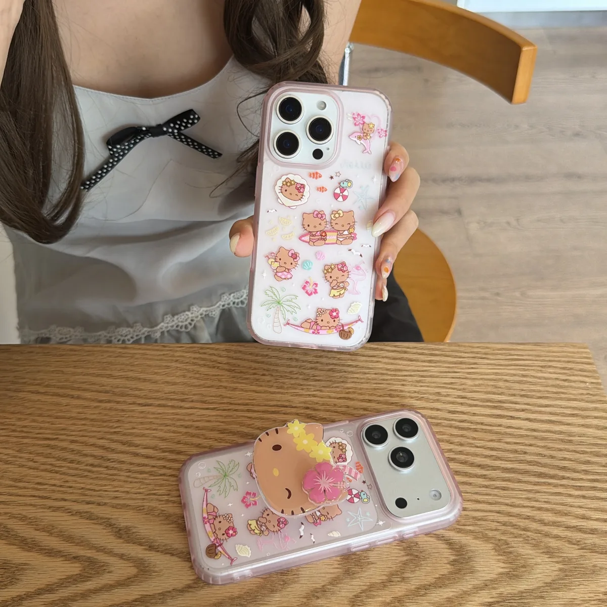 Hello Kitty Summer Vibes Case for iPhone 17 16 15 Pro Max