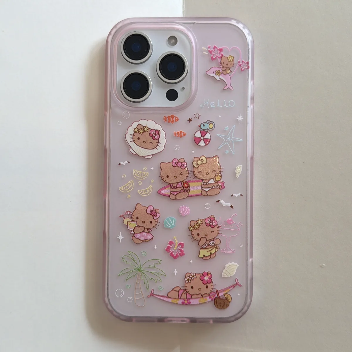 Hello Kitty Summer Vibes Case for iPhone 17 16 15 Pro Max
