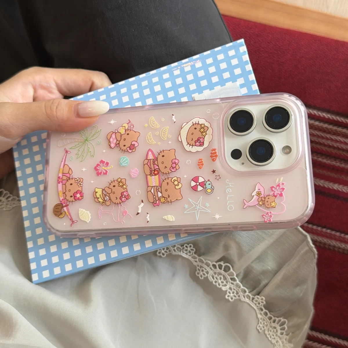 Hello Kitty Summer Vibes Case for iPhone 17 16 15 Pro Max