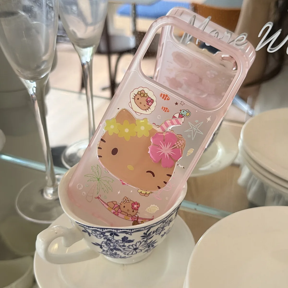 Hello Kitty Summer Vibes Case for iPhone 17 16 15 Pro Max