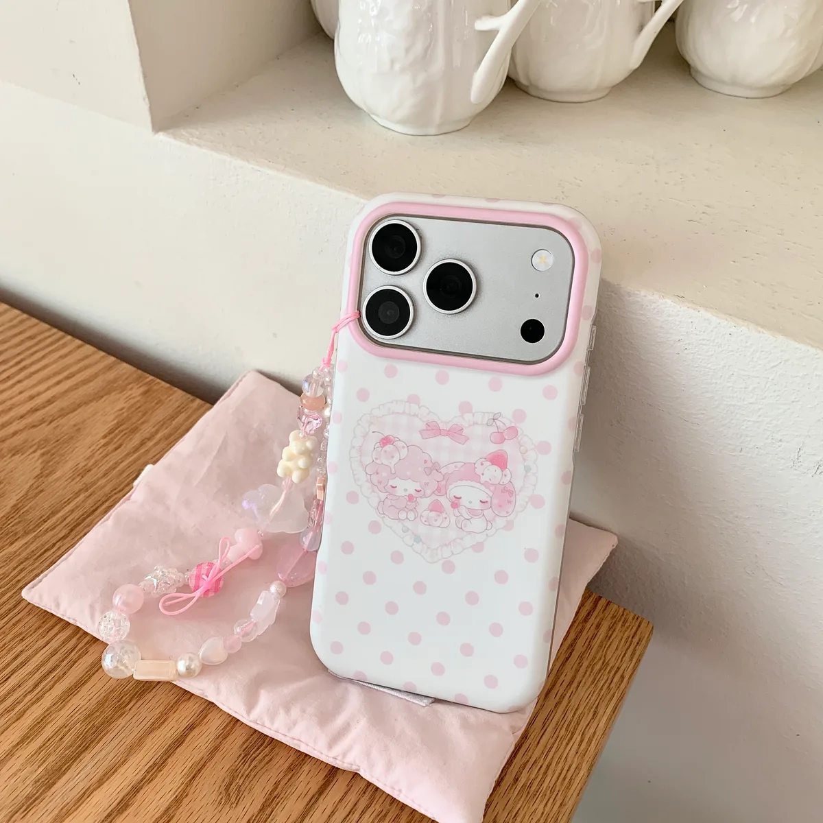 My Melody Polka Dot Case for iPhone 17 16 15 Pro Max