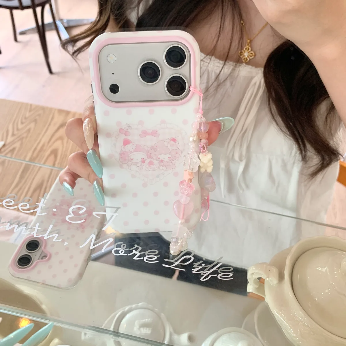 My Melody Polka Dot Case for iPhone 17 16 15 Pro Max