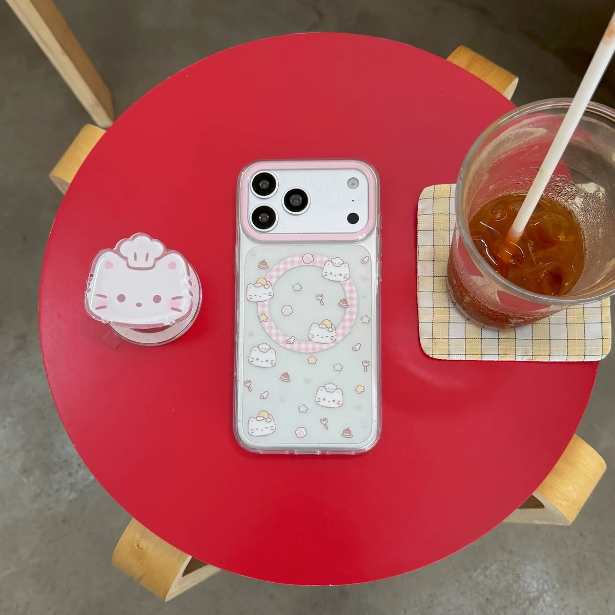 Clear Soft TPU with 3D Chef Hat Charm Phone Case for iPhone 17 16 15 Pro Max