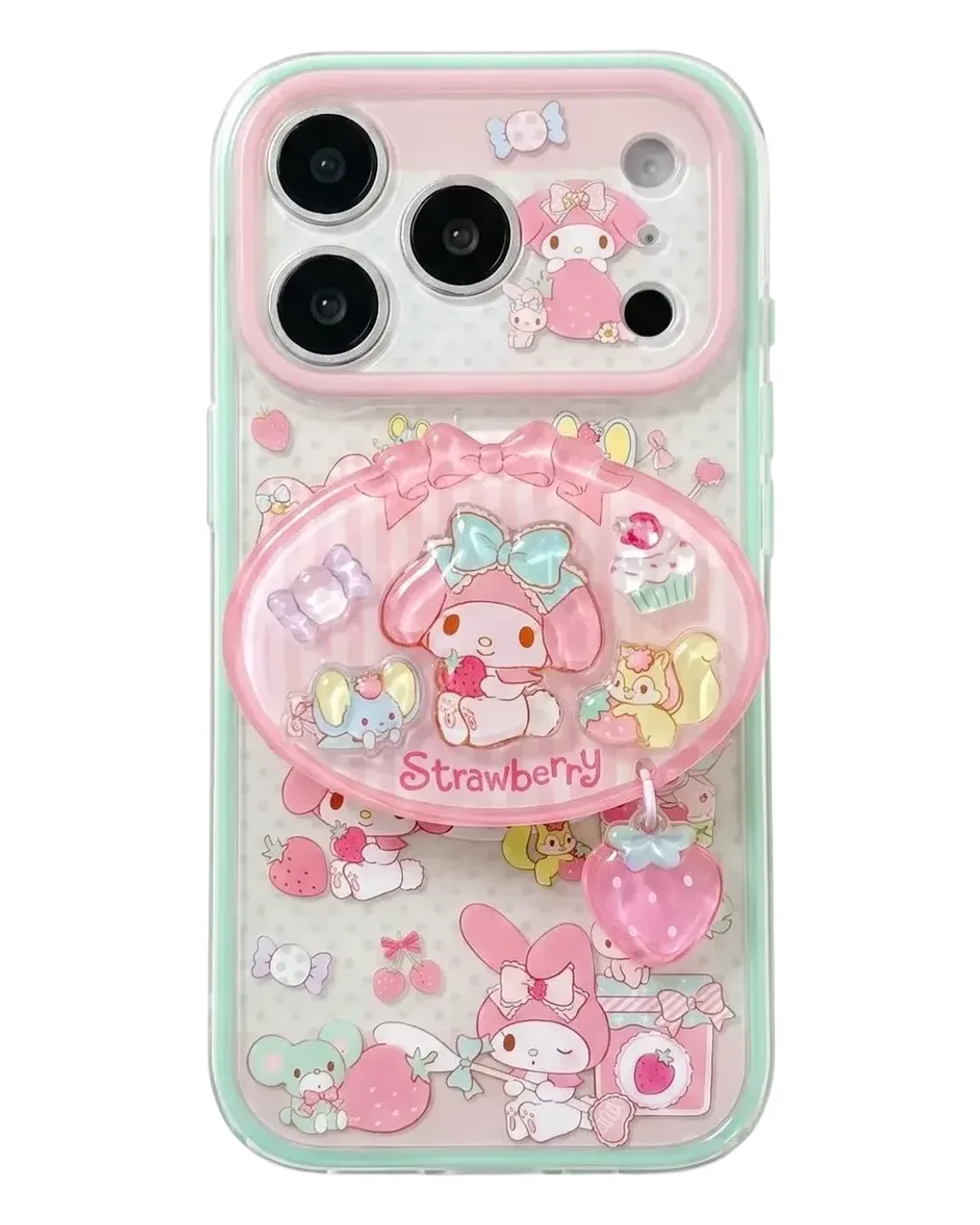 Sanrio My Melody Strawberry Phone Case for iPhone 17 16 15 14 13 Pro Max
