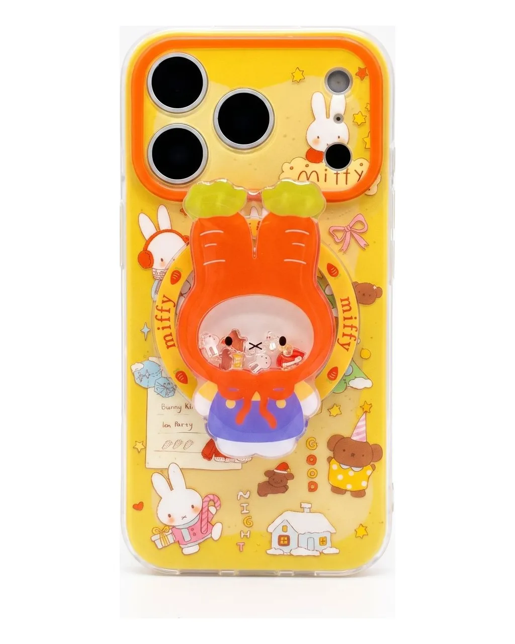 Miffy Bunny Ribbon Cute Clear iPhone 17 16 15 14 13 Pro Max Phone Case — MagSafe