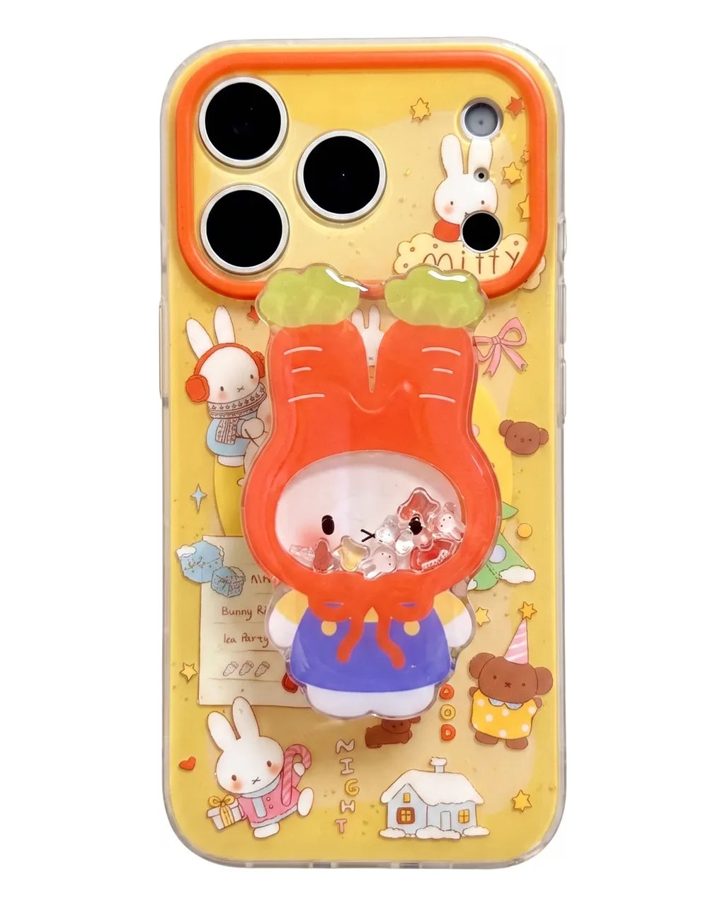 Miffy Bunny Ribbon Cute Clear Phone Case for iPhone 17 16 15 14 13 Pro Max — MagSafe