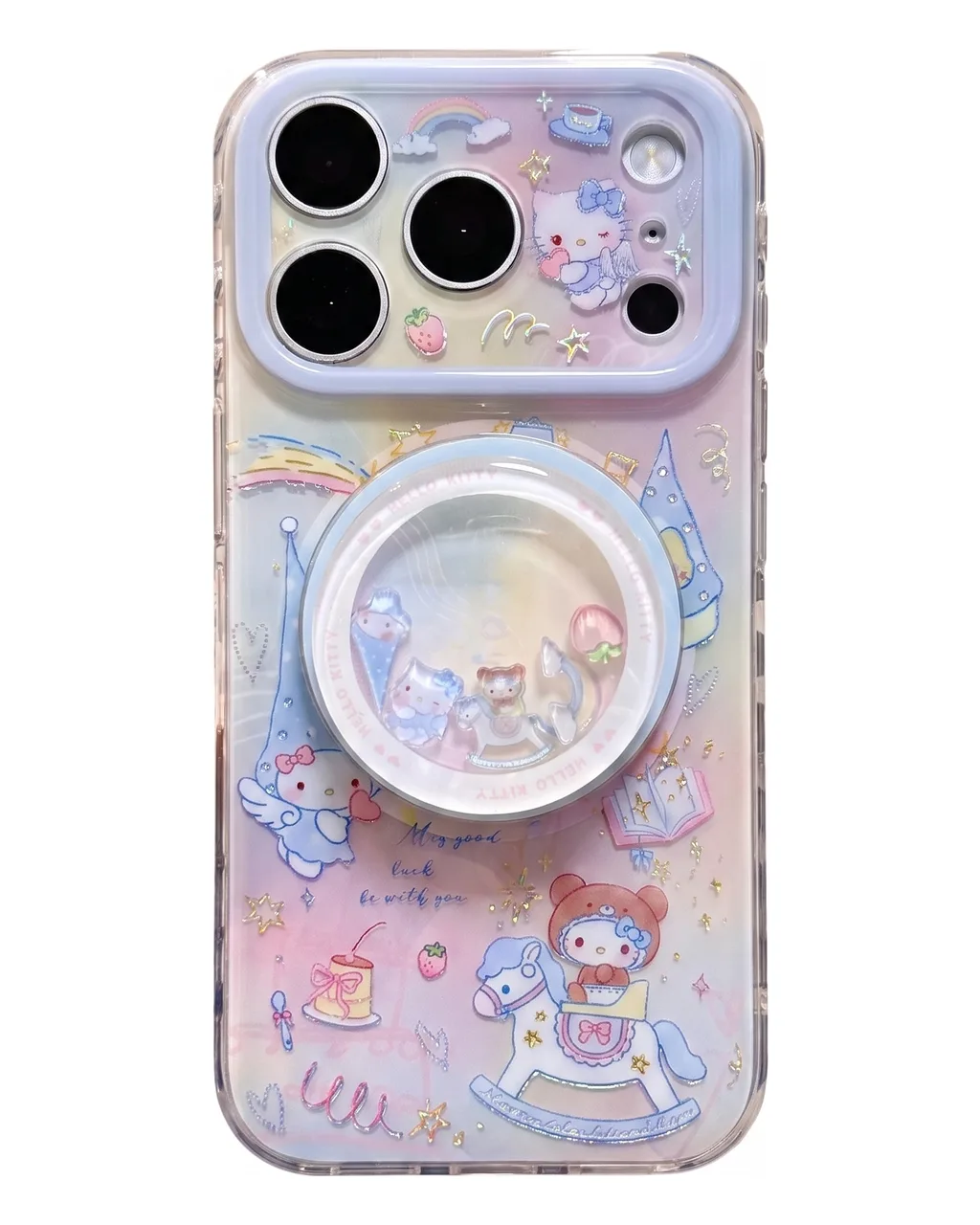 Sanrio Hello Kitty Dreamy Carousel iPhone 17 16 15 14 13 Pro Max Case with MagSafe Ring
