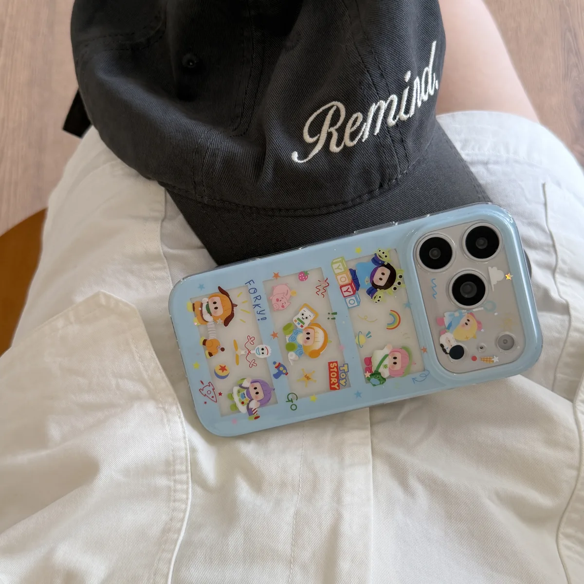Toy Story Kawaii Phone Case with Beaded Strap for iPhone 17 16 15 14 13 Pro Max