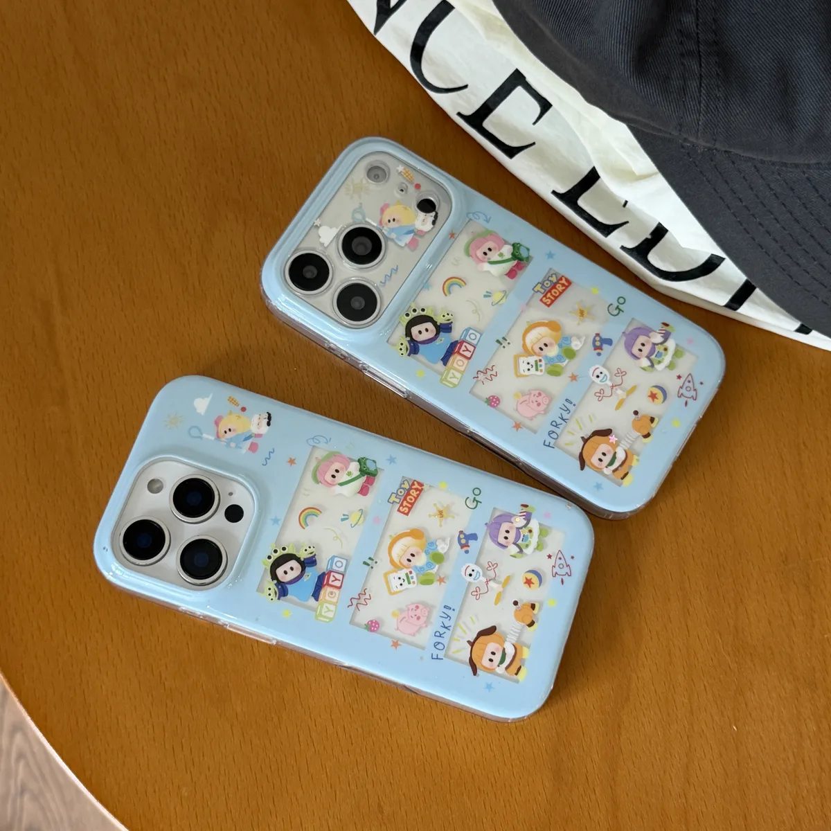 Toy Story Kawaii Phone Case with Beaded Strap for iPhone 17 16 15 14 13 Pro Max