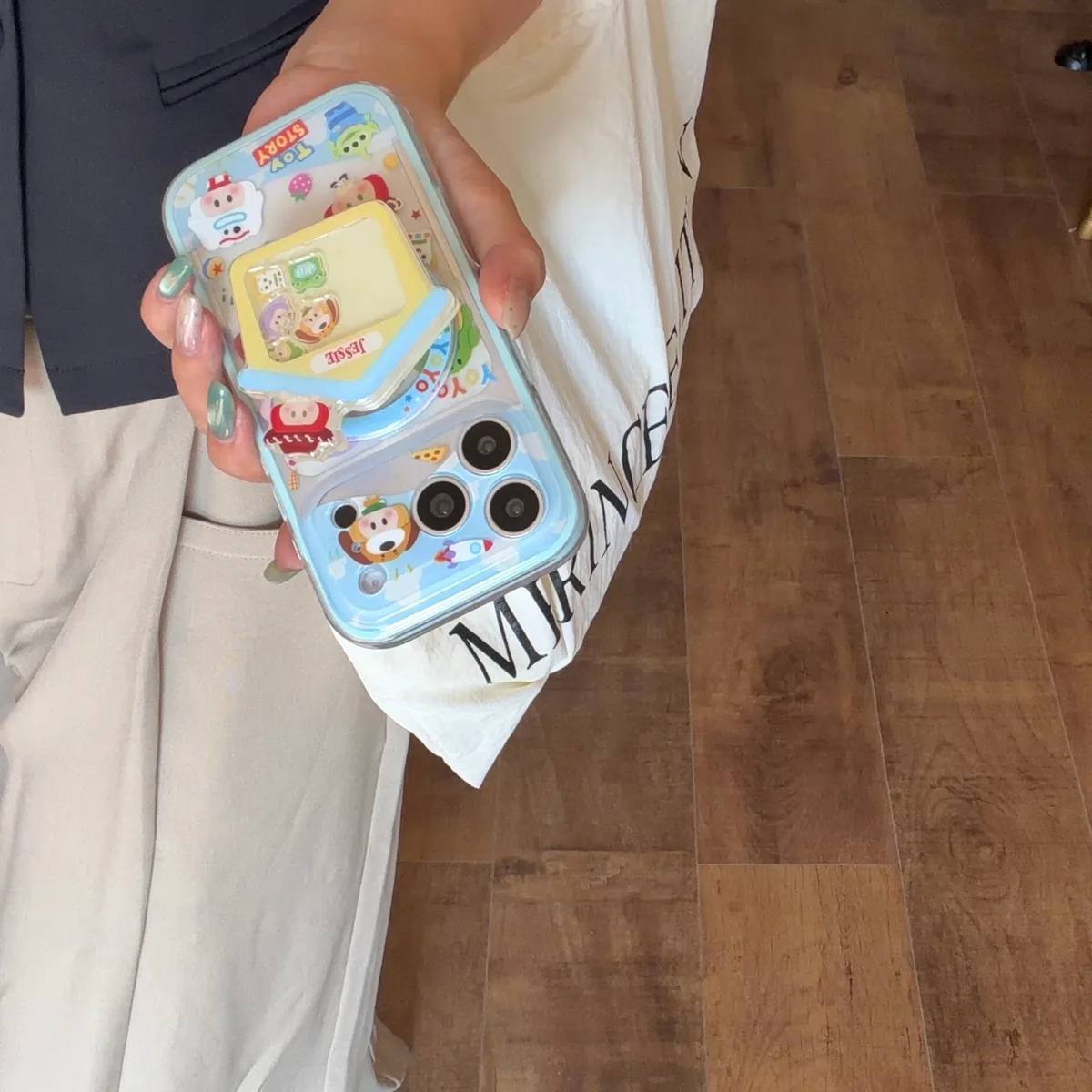 Toy Story Kawaii Bubble Phone Case with Jessie House Charm & Beaded Strap for iPhone 17 16 15 Pro Max — MagSafe