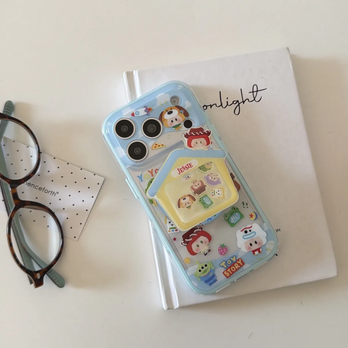 Toy Story Kawaii Bubble Phone Case with Jessie House Charm & Beaded Strap for iPhone 17 16 15 Pro Max — MagSafe