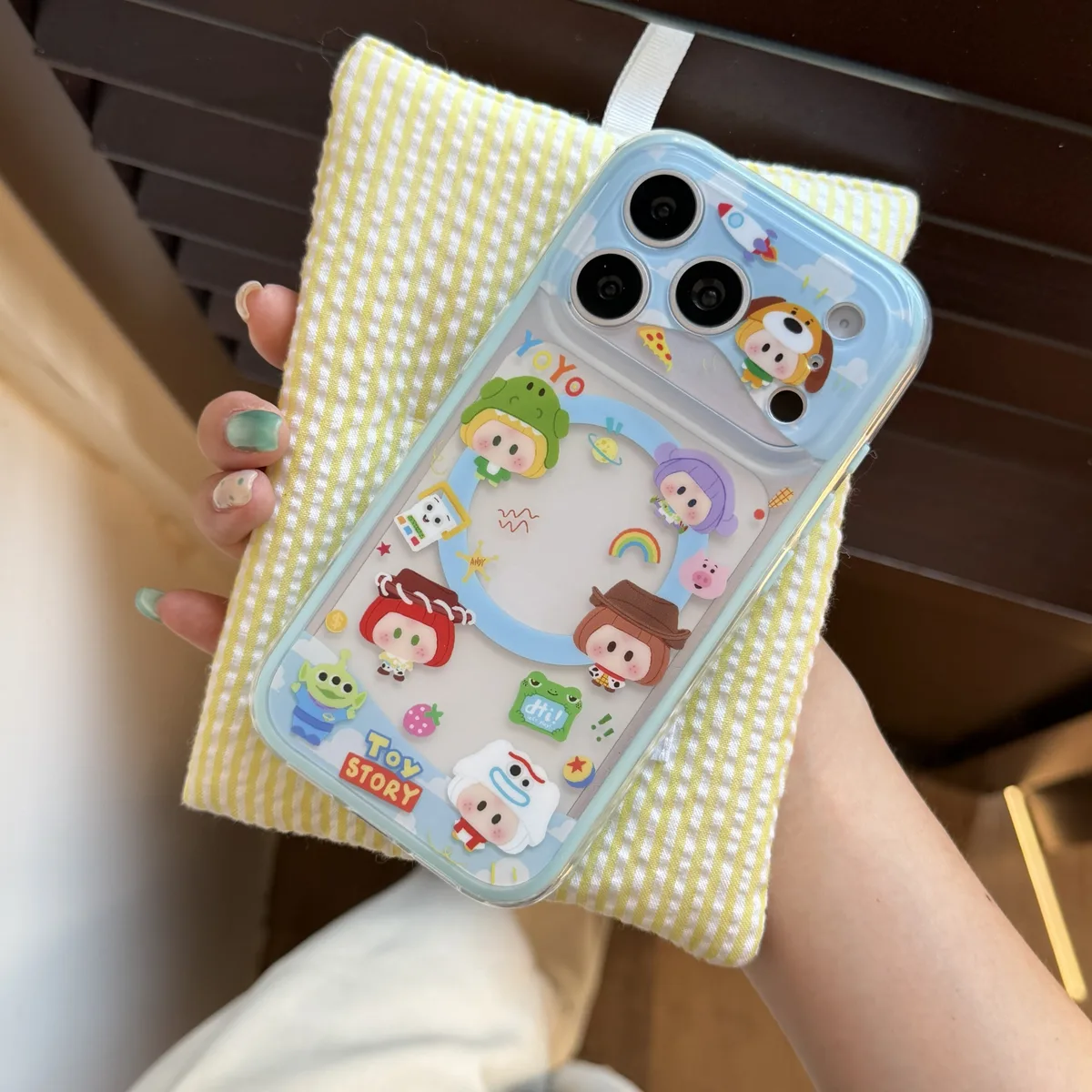 Toy Story Kawaii Bubble Phone Case with Jessie House Charm & Beaded Strap for iPhone 17 16 15 Pro Max — MagSafe