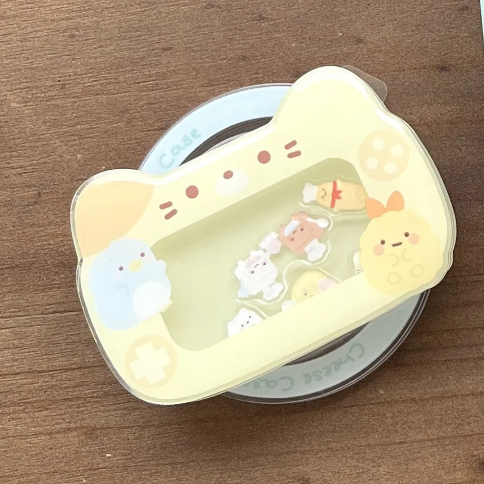 Sumikko Gurashi Mint Green Clear with 3D Cat Charm Phone Case for iPhone 17 16 15 Pro Max — MagSafe